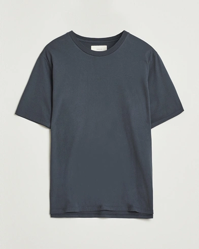 Jeanerica Delon Crew Neck T-Shirt Blue Grey – Bleu