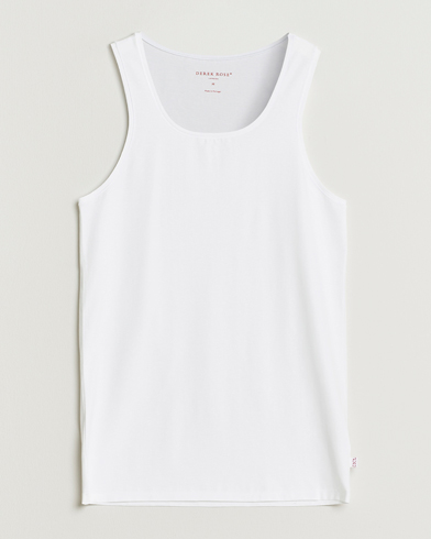 Derek Rose Pima Cotton Tank Top White – Blanc
