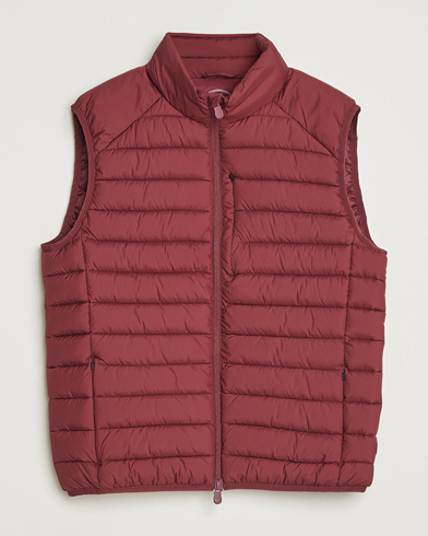 Save The Duck Rhus Matt Lightweight Vest Wine Red – Rouge
