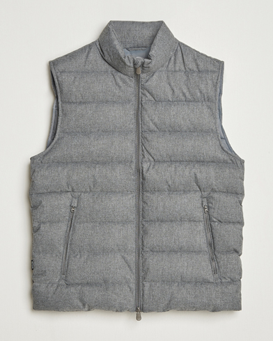 Save The Duck Italo Padded Flannel Vest Mid Grey Melange – Gris