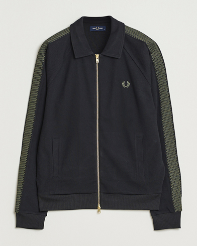 Fred Perry Tennis Track Jacket Black – Noir