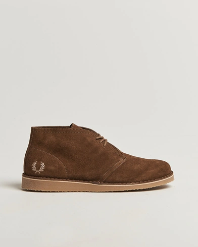Fred Perry Hawley Suede Chukka Boot Marsh Brown – Marron