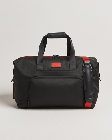 TUMI Alpha 3 Double Expansion Travel Satchel Black/Red – Noir