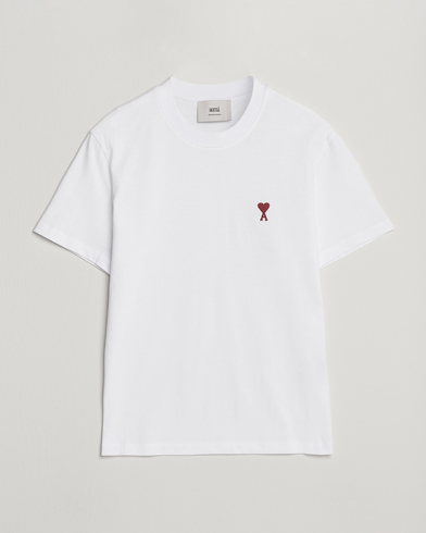AMI Heart Logo T-Shirt White – Blanc