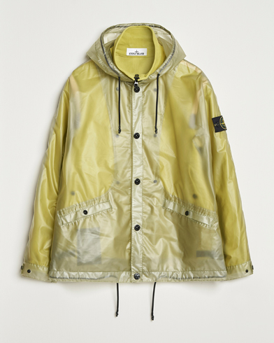 Stone Island Translusent Cover Moleskin Short Parka Green – Vert