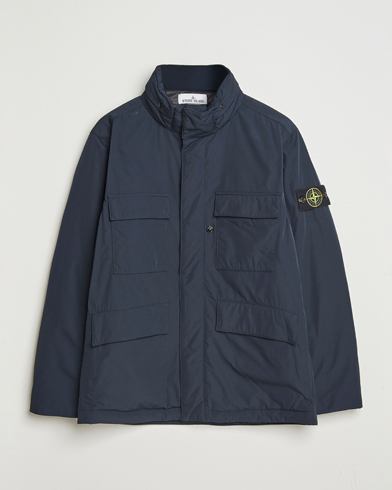 Stone Island Micro Twill Padded Field Jacket Navy – Bleu