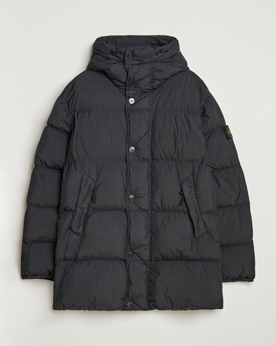 Stone Island Crinkle Reps Down Parka Black – Noir