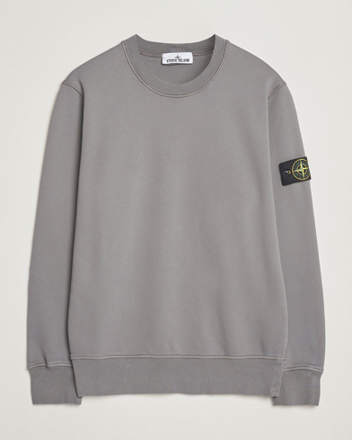 Stone Island Garment Dyed Fleece Sweatshirt Cement – Gris