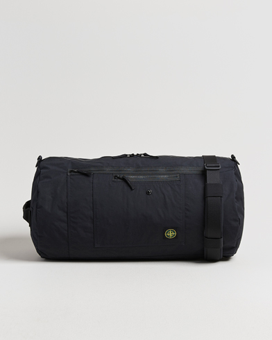 Stone Island Aluminum Tela Cotton Ripstop Weekendbag Black – Noir