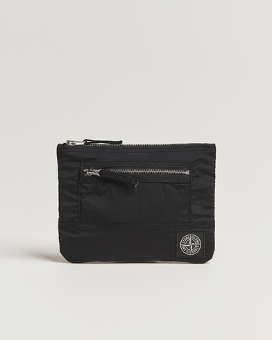 Stone Island Nylon Metal Zip Wallet Black – Noir