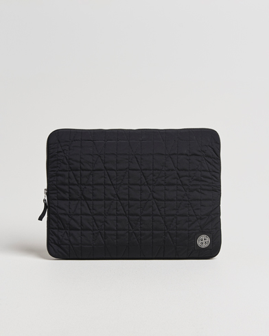 Stone Island Quilted Nylon Metal Laptop Case Black – Noir