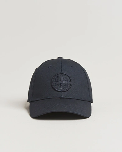 Stone Island Classic Cotton Logo Cap Navy – Bleu