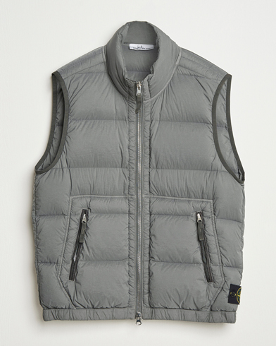 Stone Island Seamless Tunnel Nylon Down Vest Cement – Gris