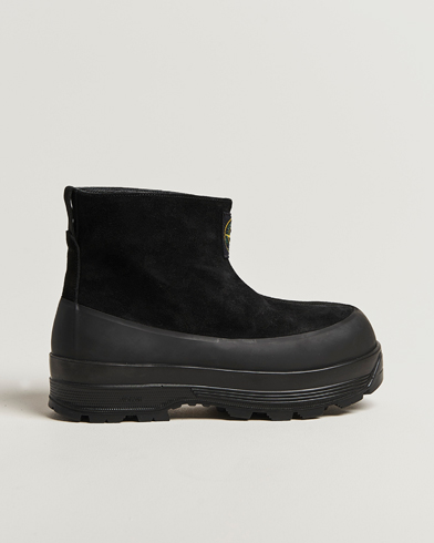 Stone Island Suede Boots Black – Noir