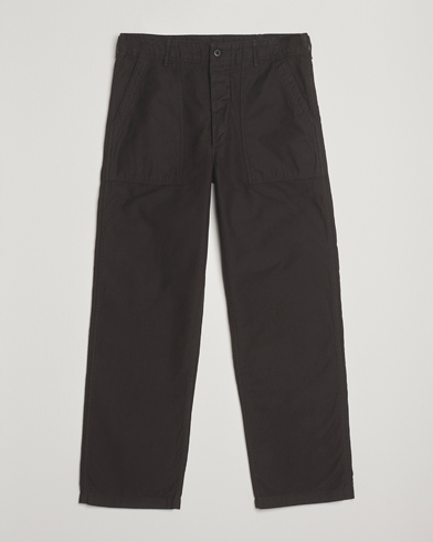 orSlow Regular Fit Original Sateen Fatigue Pants Black – Noir