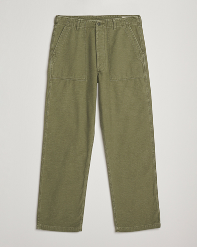 orSlow Vintage Fit Fatigue Pants Dark Olive – Vert