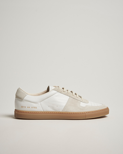 Common Projects BBall Slim Gum Sole Sneaker Off White – Blanc