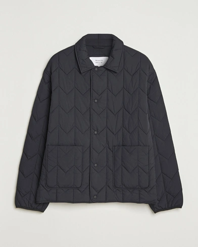 Maison Kitsuné Quilted Jacket Black – Noir