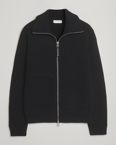 Tiger of Sweden Niall Heavy Wool Full Zip Black – Noir