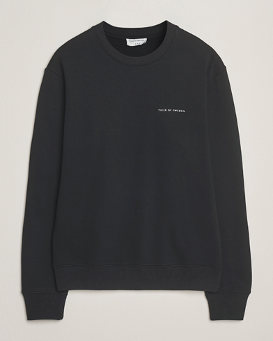 Tiger of Sweden Emerson Crew Neck Sweatshirt Black – Noir