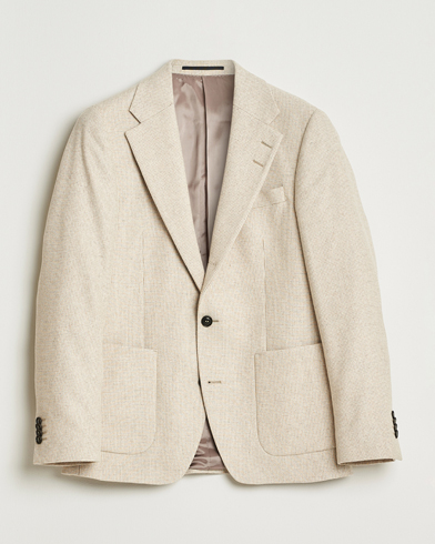 Tiger of Sweden Easer Wool Pepita Blazer Stone – Beige
