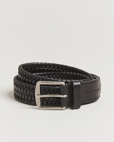 Tiger of Sweden Braidant Braided Belt Black – Noir