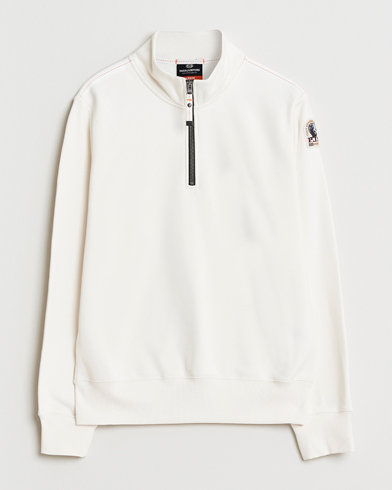 Parajumpers Broad Peak Super Easy Half Zip Sweatshirt Purity – Blanc