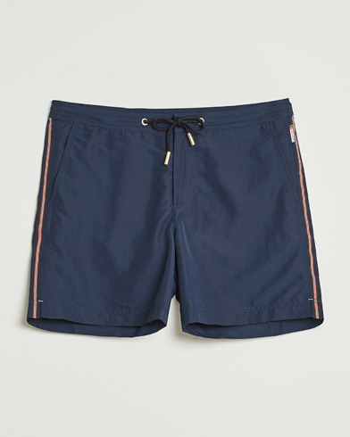 Orlebar Brown Bulldog Drawcord Stripe Swimshorts Night Iris – Bleu
