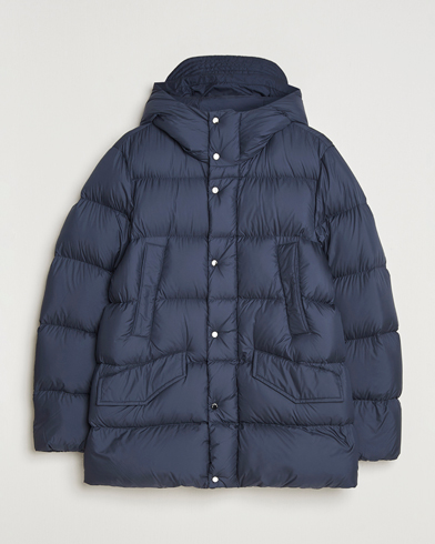 Woolrich Cloud Davis Parka Melton Blue – Bleu