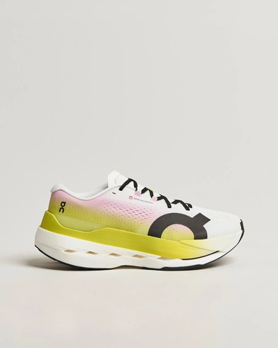 On Cloudboom Max Lime/Raspberry – Blanc