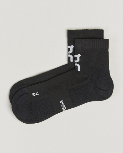 On Core Run Sock Mid 2-Pack Black – Noir