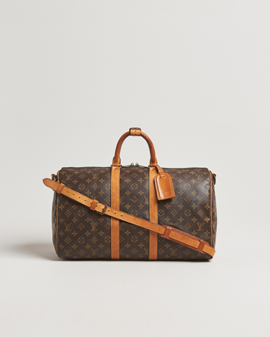 Louis Vuitton Pre-Owned Keepall Bandoulière 45 Monogram – Marron