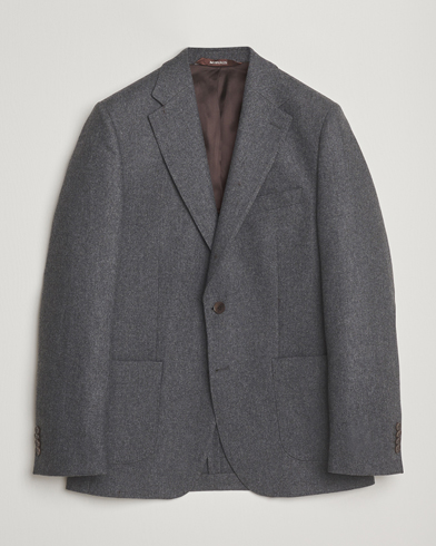 Morris Flannel Wool Blazer Grey – Gris