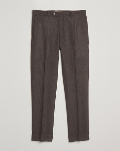 Morris Jack Flannel Trousers Brown – Marron