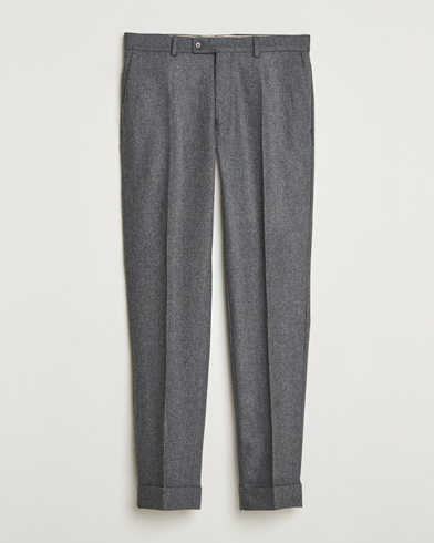Morris Jack Flannel Trousers Grey – Gris