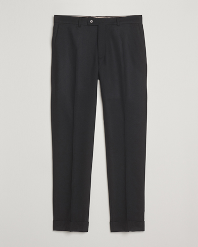 Morris Jack Flannel Trousers Black – Noir