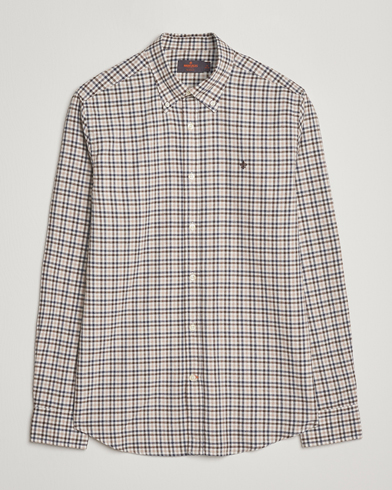 Morris Watts Flannel Check Shirt Brown – Marron