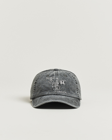 Palmes 6-Panel Cap Charcoal – Gris
