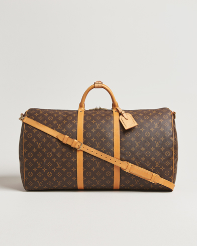 Louis Vuitton Pre-Owned Keepall Bandoulière 60 Monogram – Marron