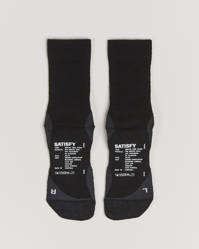 Satisfy Tie Dye Merino Tube Socks Black – Noir