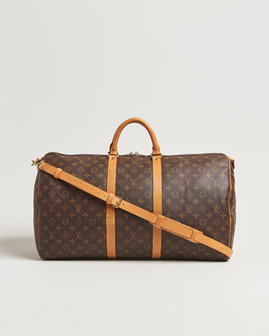 Louis Vuitton Pre-Owned Keepall Bandoulière 55 Monogram – Marron