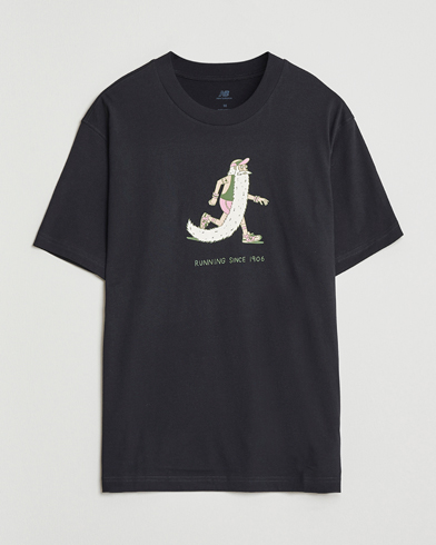 New Balance Bearded Runner T-Shirt Black – Noir