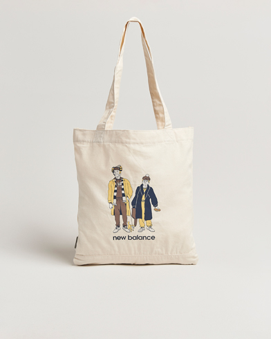 New Balance Graphic Tote Bag Ecru – Blanc