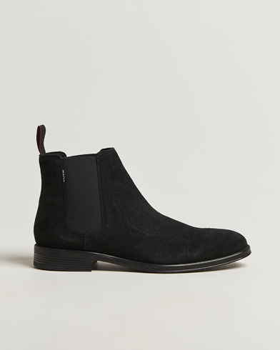 PS Paul Smith Augustus Suede Chelsea Boot Black – Noir