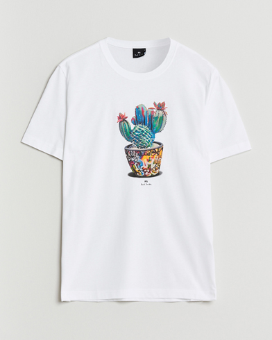 PS Paul Smith Cactus Crew Neck T-Shirt White – Blanc