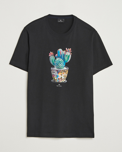 PS Paul Smith Cactus Crew Neck T-Shirt Black – Noir