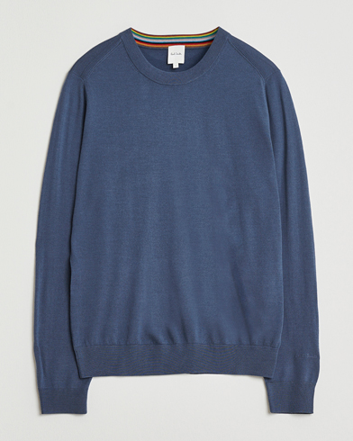 Paul Smith Merino Knitted Sweater Blue – Bleu