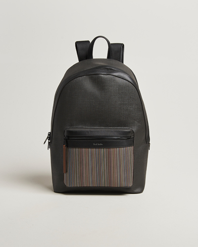 Paul Smith Nylon Stripe Backpack Black Multi – Noir