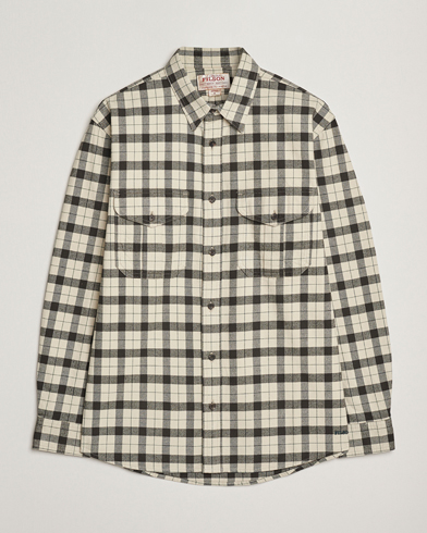 Filson Checked Alaskan Guide Shirt Cream/Grey – Blanc