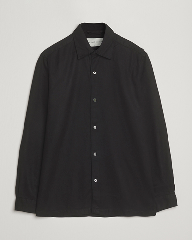 A Day's March Clean Cut Lyocell Shirt Black – Noir